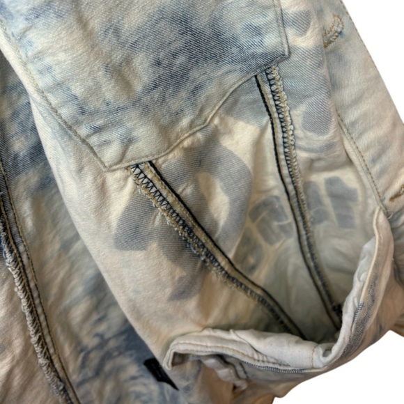 NWT BLACK PIKE HAVANA CHAMPION INTERNATIONAL LEAGUE DENIM STREET GRAFFITI JACKET - Picture 5 of 14